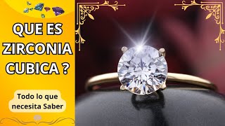 Que es la ZIRCONIA en joyería ZIRCONIA vs DIAMANTE vs ZIRCON [upl. by Deehsar346]