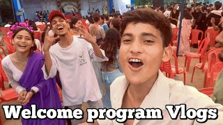 College me Welcome programme 🥰  college vlogs  the upendra vlogs [upl. by Drallim]