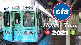 CTA Holiday Train 2021 Sunday Loop Run 12122021 [upl. by Tillie615]