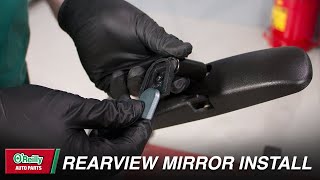 How To Replace Your Vehicles Rearview Mirror [upl. by Zena]