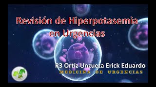 Hiperkalemia en Urgencias [upl. by Anwahsal28]