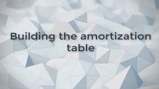 Building the amortization table  Project Finance amp Excel Build Financial Models From Scratch [upl. by Darcey]