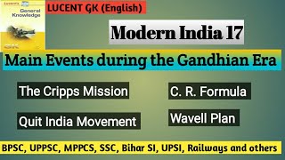 The Cripps Mission  Quit India Movement  CR Formula  Wavell Plan  Lucent GK [upl. by Ambrosine]