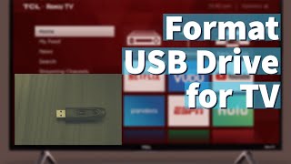 How to Format USB Drive for your TV [upl. by Nallid]