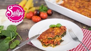 Cannelloni mit cremiger SpinatKäsefüllung  Sallys Welt [upl. by Kreager]