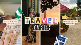 Travel Diaries Ep 001  Destination NIGERIA   Yomaa Grace [upl. by Ahsinel619]