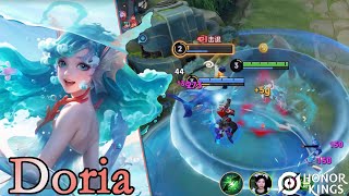 Honor of Kings （Doria ）Dorias top gameplay｜A melhor jogabilidade de Doria [upl. by Linskey]