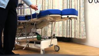 TransMotion Medical  TMM5 Surgical StretcherChair Surgical Support Leg Instructional Video [upl. by Diehl]