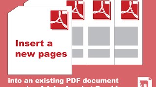 How to insert a new page into an existing PDF document using Adobe Acrobat Pro 11  Pixascene [upl. by Camm]