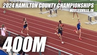 2024 Hamilton County Championship  Girls 400M  Ciara Kepner [upl. by Leuqar769]