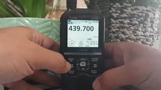 ICOM ID52 Add a DV repeater manually [upl. by Floro]