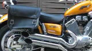 Yamaha Virago 535 Soundbuchse Silvertail Soundvideo [upl. by Boesch]