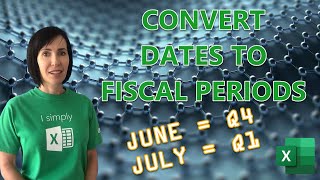 Convert Dates to Fiscal Periods in Excel  Easy Formula [upl. by Eslek997]