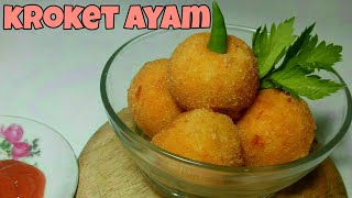 Cara Membuat Kroket Isi Daging Ayam [upl. by Maxy]