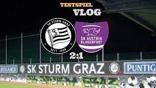 Messendorf VLOG SK Sturm Graz  SK Austria Klagenfurt Testspiel [upl. by Irej617]