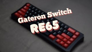 RE65 w Gateron Switch [upl. by Derfla375]