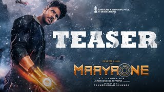 MaayaOne Teaser  Sundeep Kishn  CV Kumar  Santhosh Narayanan  Anil Sunkara  AK Entertainments [upl. by Garlanda]