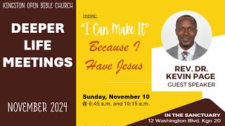 KOBC II Sunday Praise amp Worship Service II Rev Dr Kevin Page II November 10 2024 [upl. by Annola]