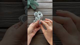 How to Make Easy Snowflake Christmas Ornaments Christmas Decorations Tutorial [upl. by Standford]