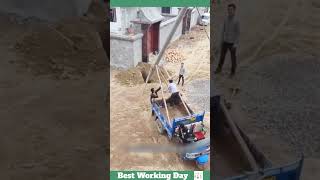 Best working day 1042 Installation process of the electric pole [upl. by Valdis]