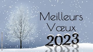 300  MEILLEURS VOEUX 2023  Jolie carte de vœux à partager [upl. by Atilrak]