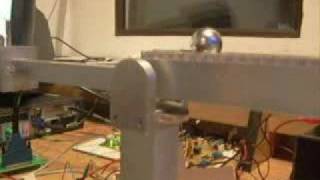 ball and beam system using magnetic Levitation System 04 [upl. by Emmott]