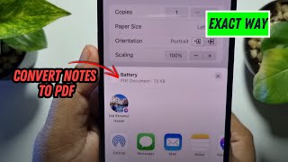 How To Convert Notes To PDF on iPhone [upl. by Benni]