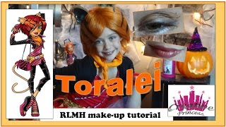 Real Live Monster High  Toralei Stripe  Makeup tutorial  Creative Princess [upl. by Serena]