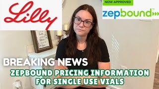 🛑BREAKING NEWS🛑 Zepbound Vial pricing information  Is it Cheaper [upl. by Lavinia]