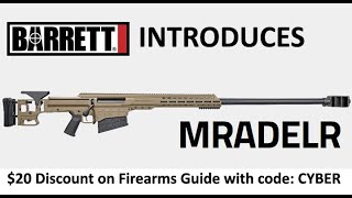 Barrett introduces new MRADELR Rifle in 416 Barret TODAY [upl. by Hildegaard4]