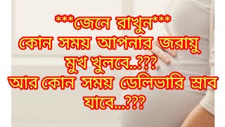 জেনে নিন কোন সময় জরায়ু মুখ খুলবে ও ডেলিভারি স্রাব যাবে। Cirvix opening amp white discharge time [upl. by Ayotel]