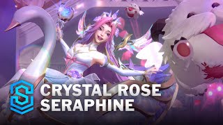 Crystal Rose Seraphine Wild Rift Skin Spotlight [upl. by Notniw198]