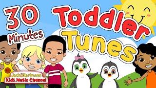 Toddler Tunes  30 Minutes of Music for Little Ones  Jack Hartmann [upl. by Epifano]