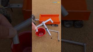 Mini tractor project mini motor water pump science project video [upl. by Juieta]