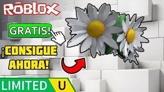 ¡COMO CONSEGUIR GRATIS CORONA DE FLORES PRIMAVERA EN ROBLOX🌼👑 [upl. by Assenahs]