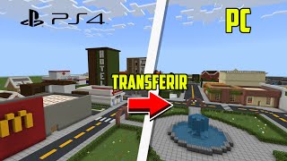 COMO TRANSFERIR UM MUNDO DE MINECRAT DO PS4 PARA O PC [upl. by Naloc818]