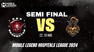 SEMI FINAL  MLBB HOSPITAL LEAGUE RRK VS ARIXTRA 2 [upl. by Annaeg]