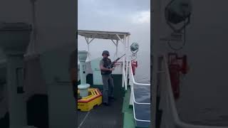 PIRATES ATTACK ON CONTAINER SHIP  SECURITY GUARD DESTROY PIRATES BOATS ⚓🌊🚢 SEAWORLD96 SEALIFE [upl. by Sylram]