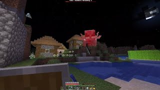 pillager raid in Minecraft minecraft [upl. by Ainex868]