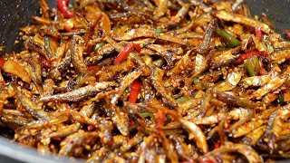 멸치고추장볶음 Stirfried anchovy red pepper paste [upl. by Naga]