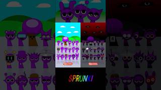 NormalampHorror Sprunki DuDiDam But They‘re All Purplesprunki incrediboxsprunki viralvideo dudidam [upl. by Vastha]