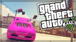 GTA 5  The Army Base Race GTA V Online Funny Moments [upl. by Randene682]