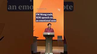 PM Wong ends NDR speech on an emotional note [upl. by Kippar322]