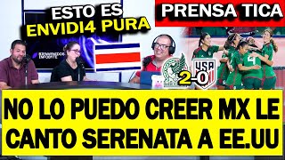 PRENSA TICA LLENA DE ELOGIOS A MEXICO FEMENIL LE CANTO SERENATA A EEUU LE MENOATRON COMO BICIBLETA [upl. by Thorfinn]