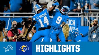 Lions win GRITTY OT THRILLER vs Rams  2024 NFL Season Week 1 [upl. by Eelan]