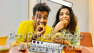 Pani Puri Challenge  Koffee with Kichu  Diya Krishna [upl. by Hook]