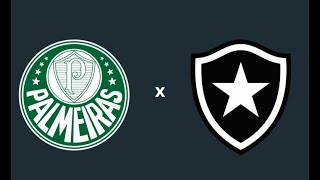 PALMEIRAS X BOTAFOGO  BRASILEIRÃO 2024 [upl. by Ollecram]