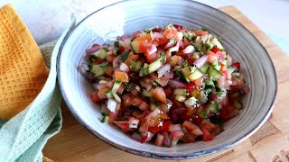 Easy Spicy Salsa Recipe [upl. by Riocard929]