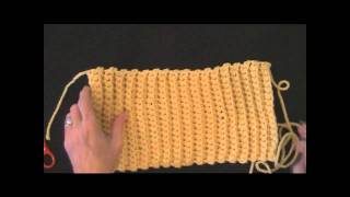 Learn How to Crochet Ribbed Hat Sewing Together  Right Handed [upl. by Hras]