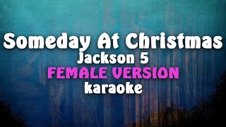 Jackson 5  Someday at Christmas Karaoke [upl. by Lucina]